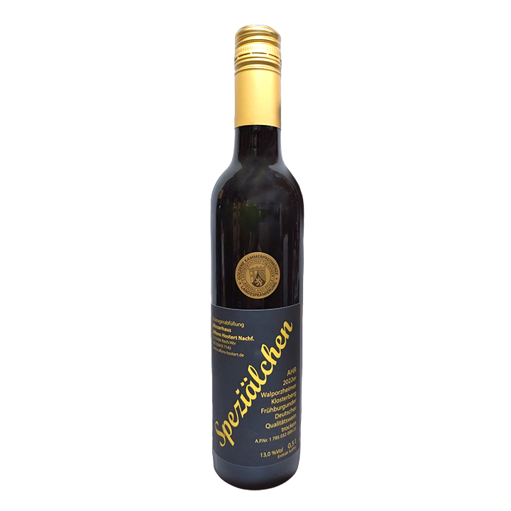 2022 SPEZIÄLCHEN Walporzheimer Klosterberg Frühburgunder Qualitätswein trocken 500 ml Weißherbst & Blanc de Noir