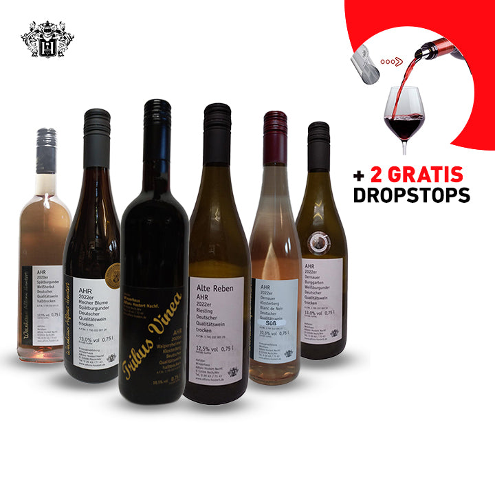 Vorteilspaket 6 Flaschen MIX + 2 GRATIS Dropstops