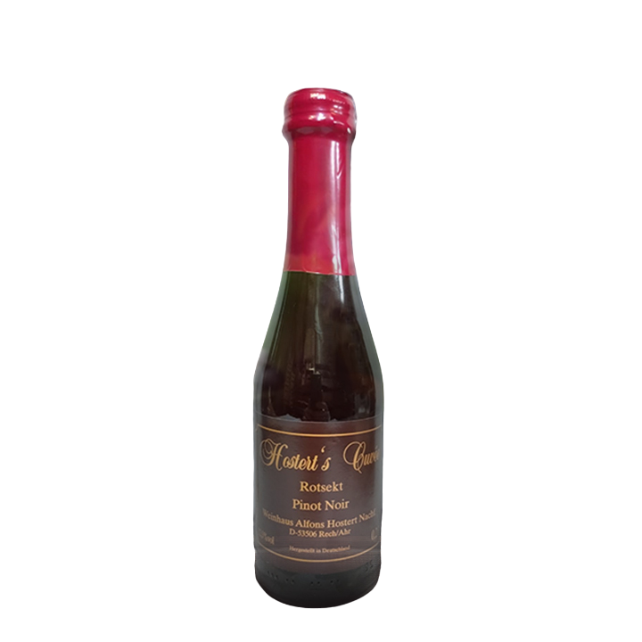 Hostert´s Cuvee Prädikats-Sekt Rot halbtrocken 200 ml.