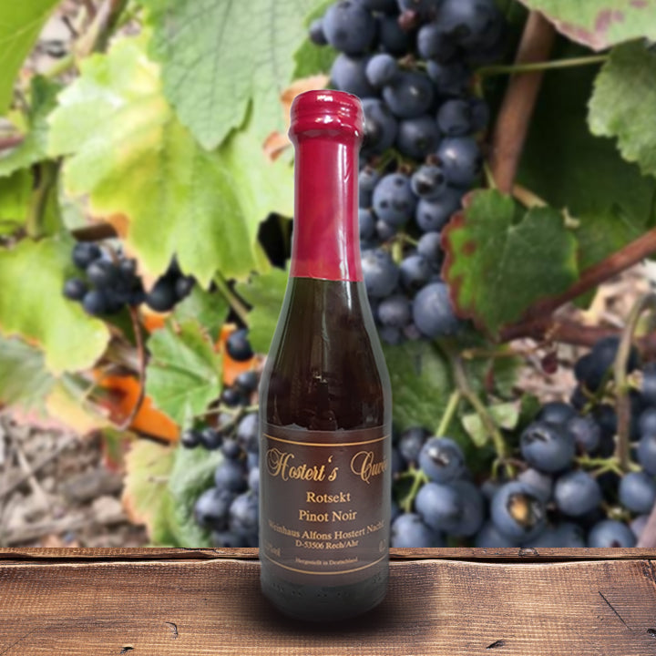 Hostert´s Cuvee Prädikats-Sekt Rot halbtrocken 200 ml.
