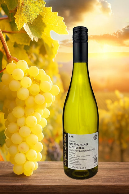 2024 Walporzheimer Klosterberg  Qualitätswein Weiß trocken.     750 ml Weißwein trocken
